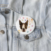 I Liebe Haustiere - Niedliche Welpen - Farbige Spu Button (Beispiel)