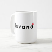 I Liebe Havana Cuba Kaffeetasse (Vorderseite Links)