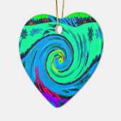I Liebe Hawai.png Keramik Ornament (Links)