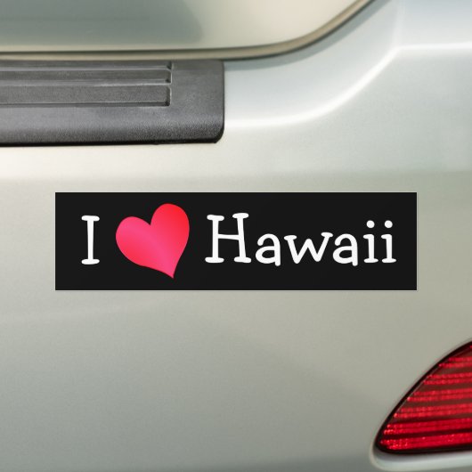 I Liebe Hawaii Autoaufkleber (Auf Auto)