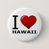 I LIEBE HAWAII BUTTON (Vorderseite)