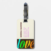 I Liebe-Hawaii-Gepäck-Umbau Gepäckanhänger (Rückseite vertikal)
