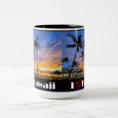 I Liebe Hawaii Lg Zweifarbige Tasse (Mittel)