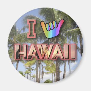 I Liebe Hawaii Magnet