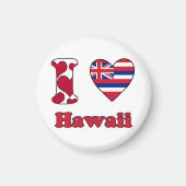 I Liebe Hawaii Magnet (Vorne)