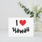 I Liebe Hawaii Postkarte (Stehend Vorderseite)