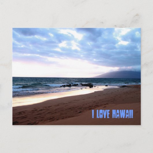 I Liebe Hawaii Postkarte (Vorderseite)