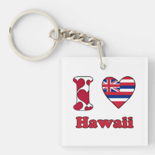 I Liebe Hawaii Schlüsselanhänger