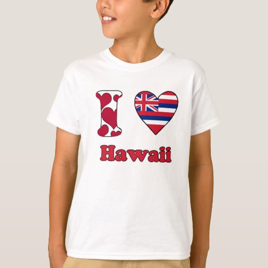 I Liebe Hawaii T-Shirt (Vorderseite)