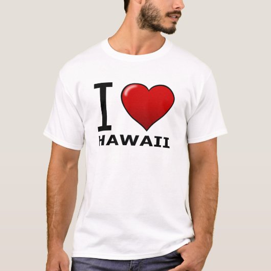 I LIEBE HAWAII T-Shirt (Vorderseite)