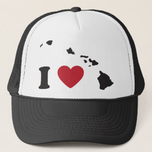 I Liebe Hawaii Truckerkappe