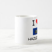 I Liebe Hazleton Pennsylvania Kaffeetasse (Mittel)