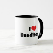 I Liebe Heart Bandicoot Tasse (VorderseiteRechts)