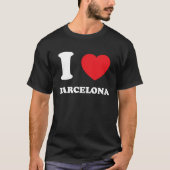 I Liebe Heart Barcelona T-Shirt (Vorderseite)