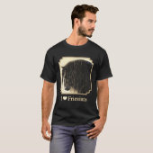 I Liebe Heart Black Friesian Horses Lover Gif T-Shirt (Vorne ganz)