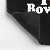 I Liebe Heart Bowling Mousepad (Ecke)