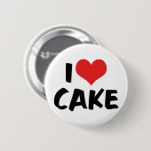 I Liebe Heart Cake - Cake Cookie Donut Lover Button (Vorne & Hinten)