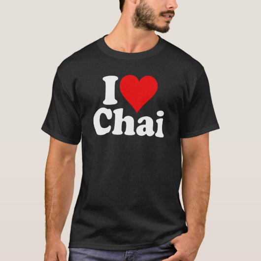 I LIEBE HEART CHAI TEA T-Shirt (Vorderseite)