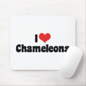 I Liebe Heart Chameleons - Lizard Lover Mousepad (Mit Mouse)