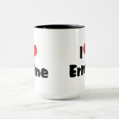I Liebe Heart Ermine Tasse (Zentrum)