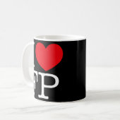 I Liebe Heart FP Kaffeetasse (Vorderseite Links)