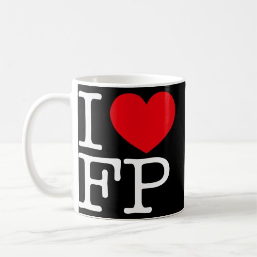 I Liebe Heart FP Kaffeetasse (Links)