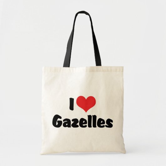 I Liebe Heart Gazelles Tragetasche (Vorne)