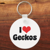 I Liebe Heart Geckos Schlüsselanhänger (Vorderseite)