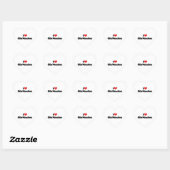 I Liebe Heart Gila Monsters - Lizard Lover Herz-Aufkleber (Blatt)