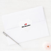 I Liebe Heart Gila Monsters - Lizard Lover Herz-Aufkleber (Umschlag)
