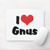 I Liebe Heart Gnus Mousepad (Mit Mouse)