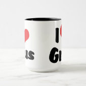 I Liebe Heart Gnus Tasse (Zentrum)