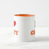 I Liebe Heart Gritty Tasse (Zentrum)