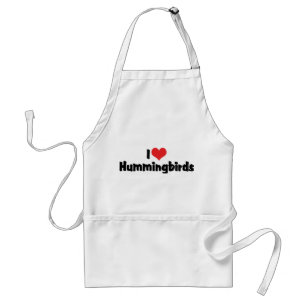 I Liebe Heart Hummingbirds - Hummingbird Lover Schürze