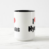 I Liebe Heart Hyenas Tasse (Zentrum)