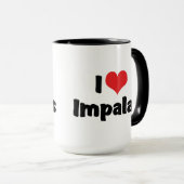 I Liebe Heart Impalas Tasse (VorderseiteRechts)