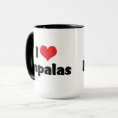 I Liebe Heart Impalas Tasse (Vorderseite Links)