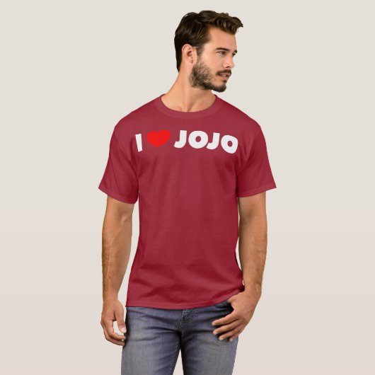 I Liebe Heart Jojo T-Shirt (Vorne ganz)