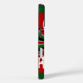 I Liebe Heart Kenya: Dynamische Flaggenkunst Case-Mate iPhone Hülle (Rückseite / Rechts)
