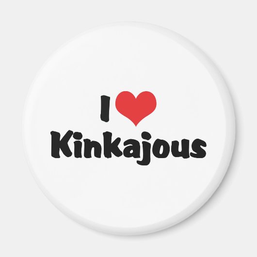 I Liebe Heart Kinkajous Magnet (Vorne)