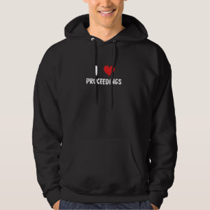 I Liebe - Heart - Law Judge Cour Hoodie