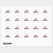I Liebe Heart Ospreys Herz-Aufkleber (Blatt)