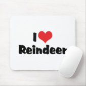 I Liebe Heart Rentier Mousepad (Mit Mouse)