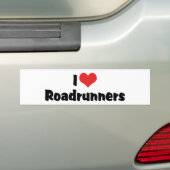 I Liebe Heart Roadrunners Autoaufkleber (Auf Auto)