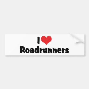I Liebe Heart Roadrunners Autoaufkleber