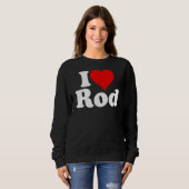 I LIEBE HEART ROD RODNEY RODERICK SWEATSHIRT (Vorne ganz)