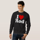 I LIEBE HEART ROD RODNEY RODERICK SWEATSHIRT (Vorne ganz)