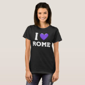 I Liebe Heart Rome Italien T-Shirt (Vorne ganz)