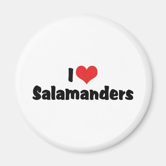 I Liebe Heart Salamanders Magnet (Vorne)