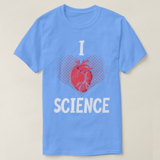 I Liebe Heart Science Premium T-Shirt (Design vorne)